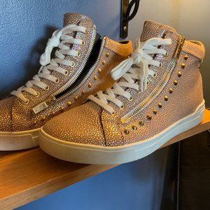 Aldo Men's Gold Hi-Tops